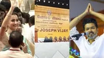 TVK Vijay Oath Ceremony; ವಿಜಯ್ ಪ್ರಮಾಣವಚನ ಕಾರ್ಯಕ್ರಮದಲ್ಲಿ ನಟಿ ತ್ರಿಷಾ ಭಾಗಿ