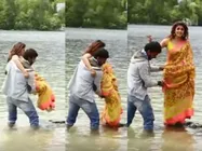 വെള്ളം കണ്ടപ്പോള്‍ നയന്‍താരയെ മമ്മൂട്ടി എടുത്തു, ദേ ഇപ്പോള്‍ തെലുങ്കിലും; കാണൂ