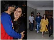 പരിസരം മറന്ന് ചുംബിച്ച്  രണ്‍വീറും ദീപികയും!! കട്ട കലിപ്പിൽ ആലിയയും രണ്‍ബീറും, പ്രണയദിന കാഴ്ച...