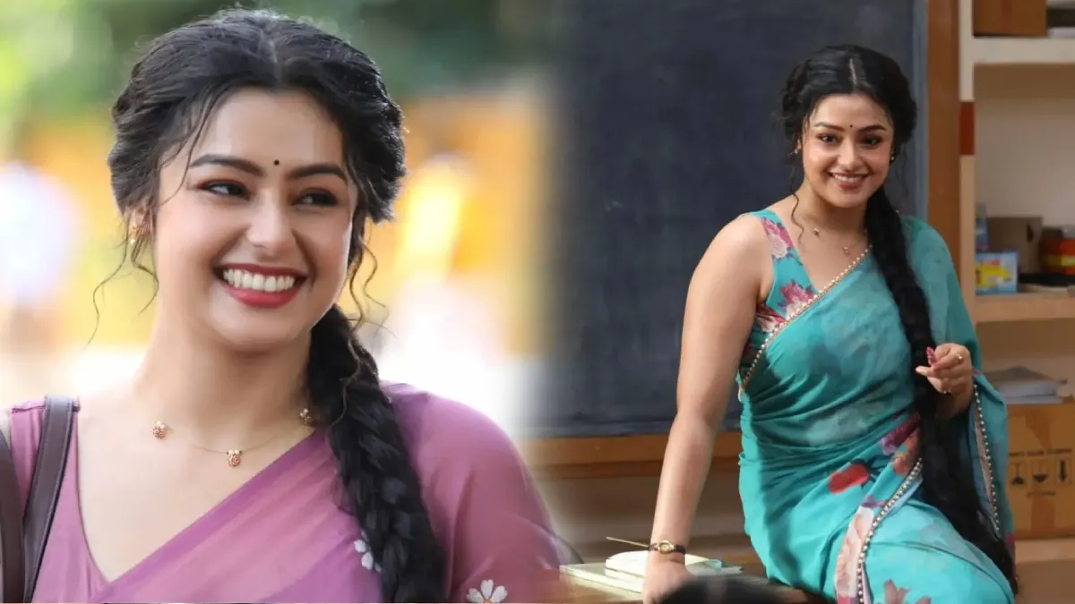 கட்டா குஸ்தி 2 மீனு டீச்சர் போட்டோஸ் வந்திருக்கு.. பாய்ஸ் மிஸ் பண்ணாதீங்க.. என்னா அழகுடா