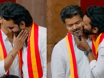 மாறி மாறி முத்தம் கொடுத்துக் கொண்ட விஜய் - வேட்பாளர்.. ஆனால் அதைச் செய்ய மாட்டேன்னு சொல்லிட்டாரே!