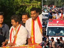 என்னடா பொரி உருண்டை பாக்கெட்லாம் தூக்கிப் போடுறீங்க.. விஜய்யோட ரியாக்‌ஷன் தான் செம!