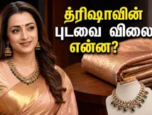 த்ரிஷாவின் வைரல் 'மேஜிக்கல் மே' லுக்: புடவை மற்றும் டெம்பிள் ஜுவல்லரியின் உண்மையான விலை என்ன?