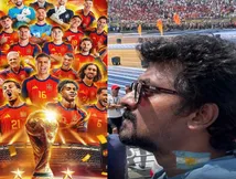 FIFA Final - ஸ்பெயின் Vs அர்ஜென்டினா இறுதி போட்டி.. நேரில் பார்த்த கோலிவுட் பிரபலங்கள் 