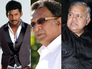 விஷால், நாசர் பற்றி அவதூறுப் பேச்சு... ராதாரவி, காளைக்கு நோட்டீஸ்