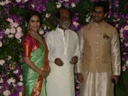  ஆகாஷ் அம்பானி திருமணம்: ஷெர்வானியில் ரஜினி, மருமகன், லதா சேலையில் சவுந்தர்யா 