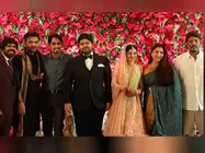  குறளரசனின் திருமண வரவேற்பு: வைத்த கண் வாங்காமல் சிம்புவையே பார்த்த பிரபலங்கள்