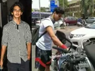 நோ பார்க்கிங்கில் பைக்கை நிறுத்தி அபராதம் கட்டிய தம்பி நடிகர்: வைரல் வீடியோ 