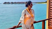பிகினியில் நெட்டிசன்களை கிறங்க வைக்கும் அஜித் பட நாயகி... குவியும் லைக்குகள் 
