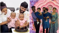 இரண்டு லட்டு குட்டிக்கும் முதல் பிறந்த நாள்.. தடபுடலாக கொண்டாடிய சினேகன்!