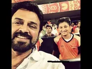  వెంకటేష్, మహేష్ కొడుకు స్టేడియంలో ఇలా... (ఫొటో)