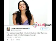 మోడీ తీరును తప్పుబడుతు...హాట్ హీరోయిన్ రమ్య ట్వీట్లు